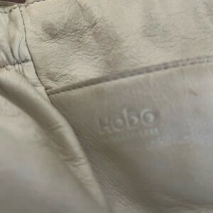 HOBO Soft Beige Leather Handbag